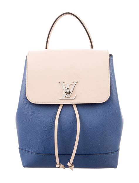 louis vuitton lockme backpack blue|louis vuitton types of backpacks.